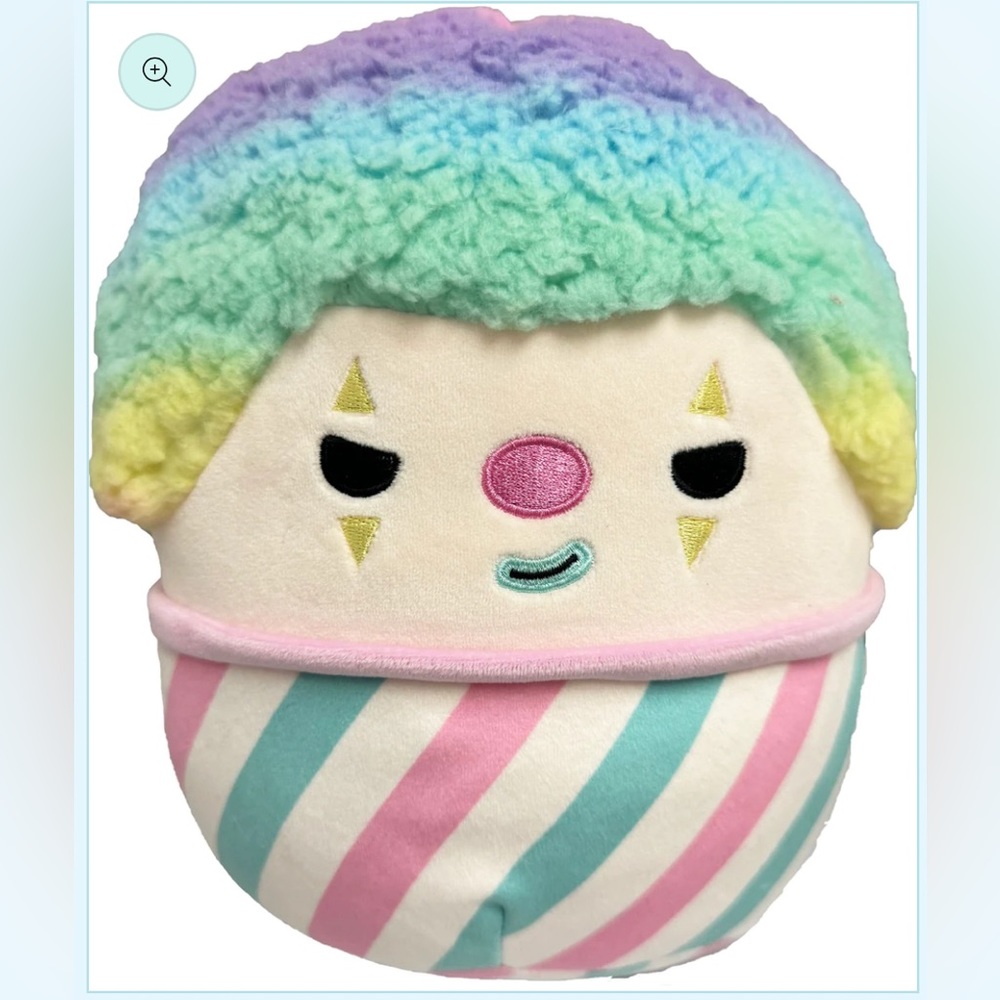 Declan the Snowcone Clown Squishmallows 8'' NWT Exclusive Crossover Series - Picture 1 of 5